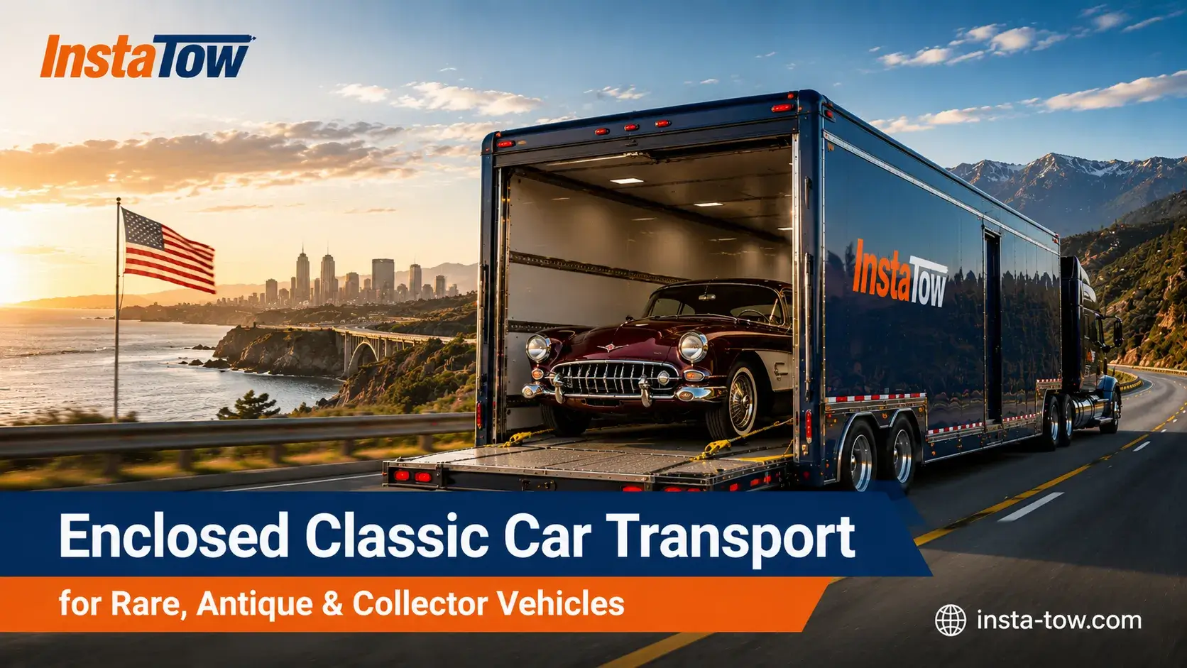 Enclosed Classic Car Transport for Rare, Antique & Collector Vehicles