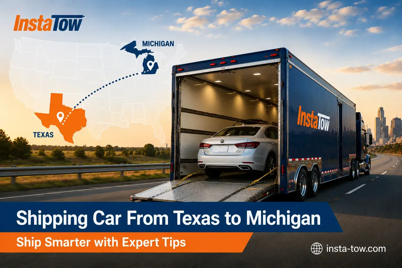 Shipping Car From Texas to Michigan: Ship Smarter with Expert Tips
