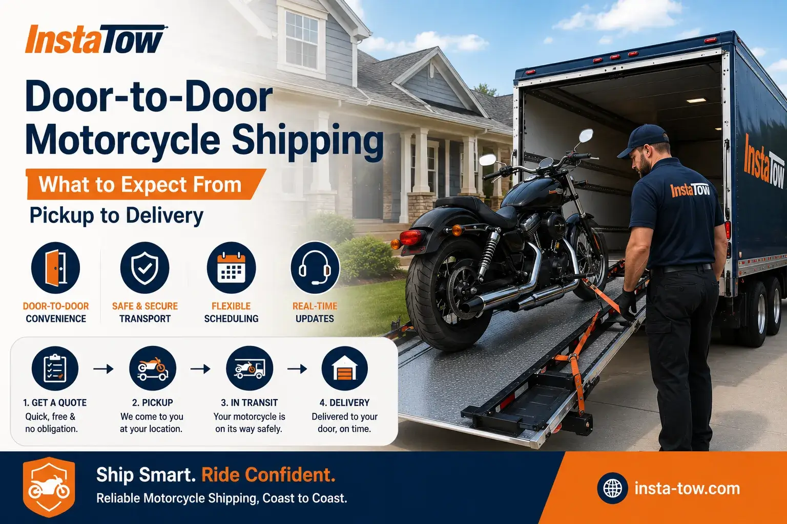 Door-to-Door Motorcycle Shipping: What to Expect From Pickup to Delivery