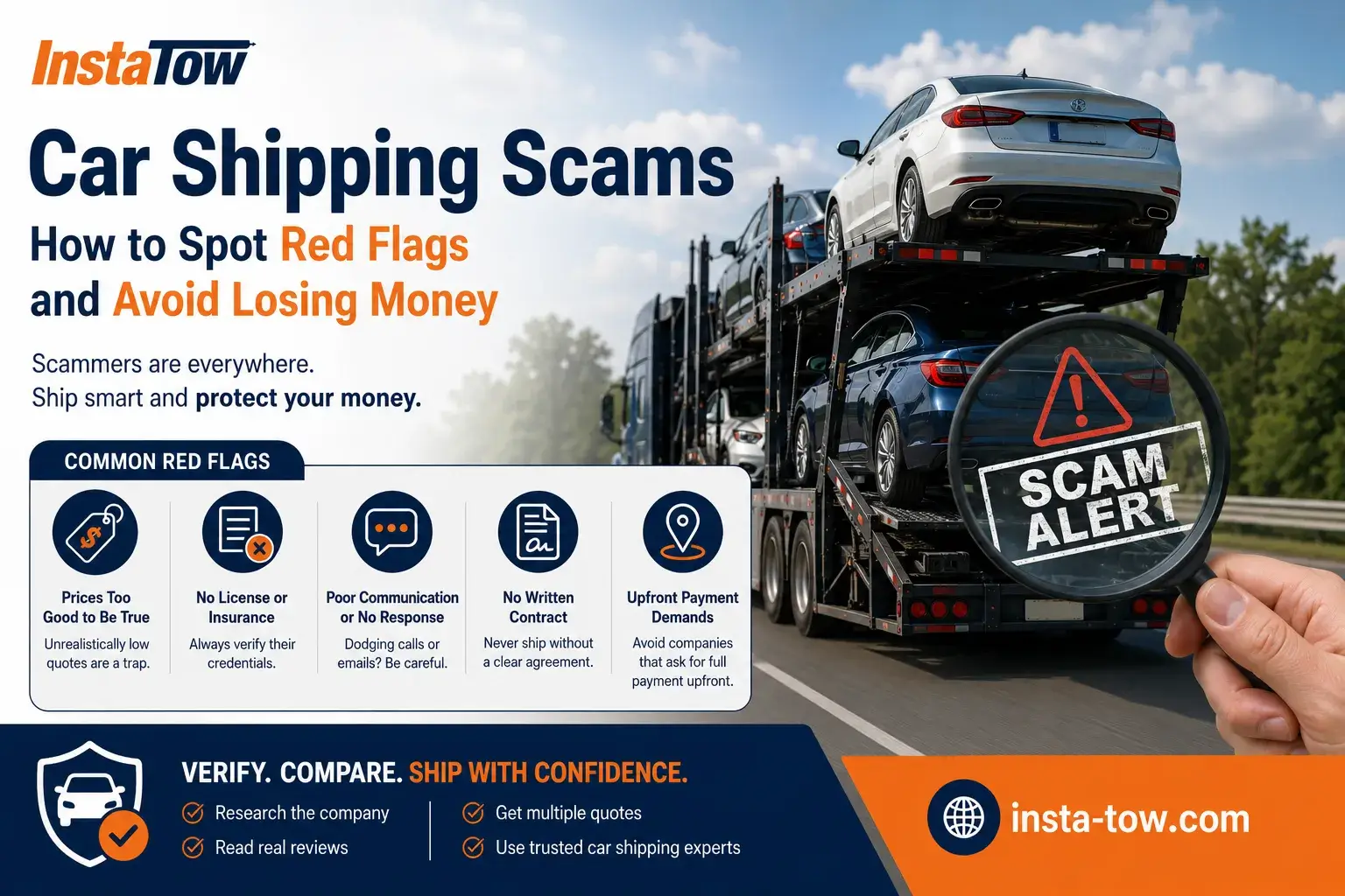 Car Shipping Scams: How to Spot Red Flags and Avoid Losing Money