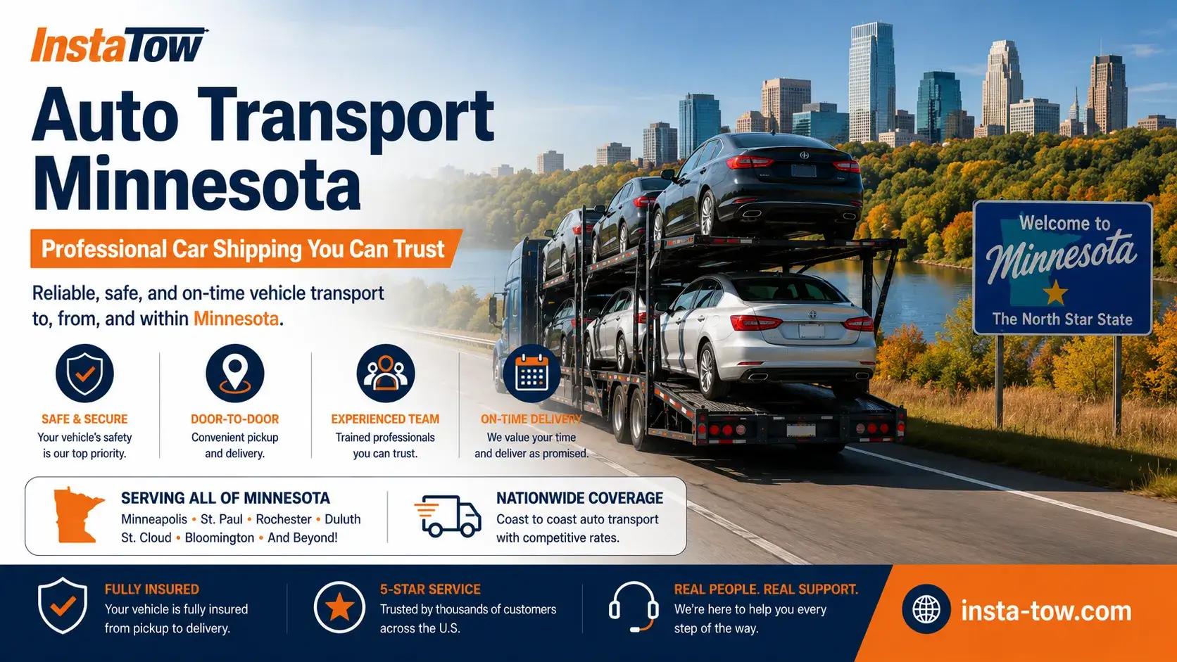 Auto Transport Minnesota | Professional Car Shipping You Can Trust